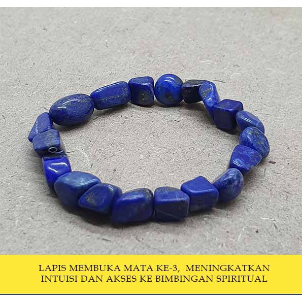 Vòng Tay Chuỗi Hạt Đá Lapis Lazuli Màu Xanh Đậm (gbp58)