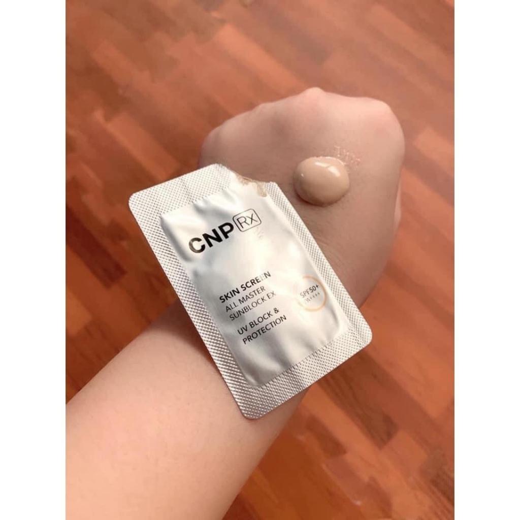 Gói sample Kem chống nắng nâng tone, chống nước vật lý CNP RX 1ml - Sale Chính hãng