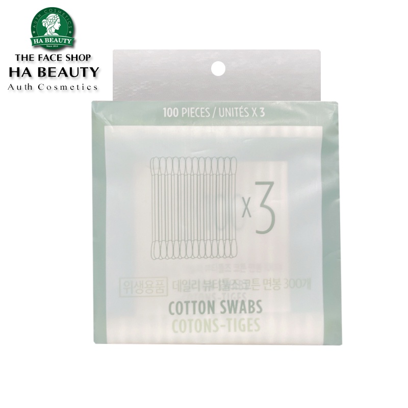 Bông tăm Daily Beauty Tools Cotton Swabs 300pc