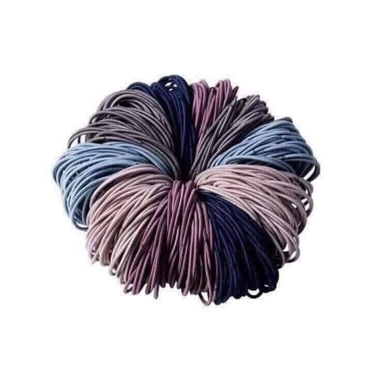 Combo 100 dây cột tóc Hàn Quốc siêu dai