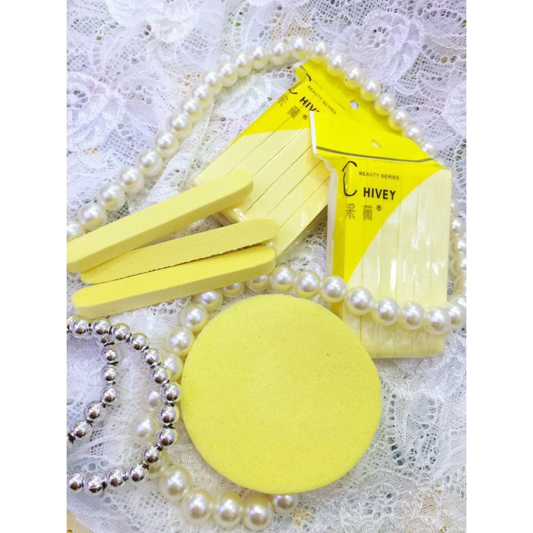[FREESHIP XTRA]Bông nở rửa mặt, miếng mút rửa mặt *DẠNG NÉN* 12 thanh chivey. | BigBuy360 - bigbuy360.vn