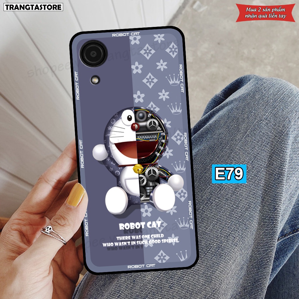 Ốp lưng Samsung A03 Core in hình gấu Bearbrick,Metal Style,Doremon siêu dễ thương chất lượng