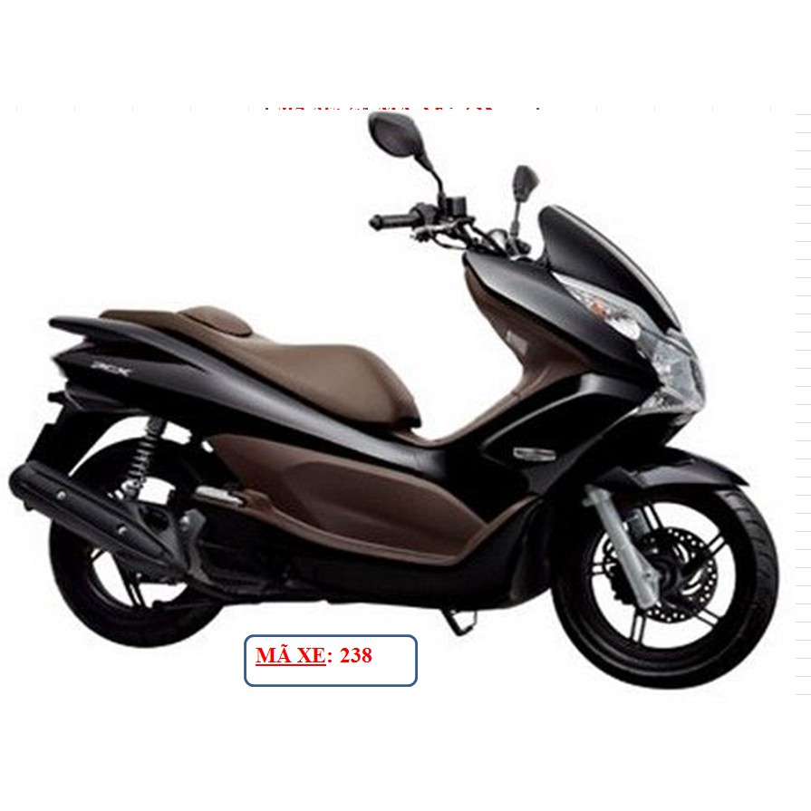 Bộ nhựa HONDA PCX màu đen đời 2010