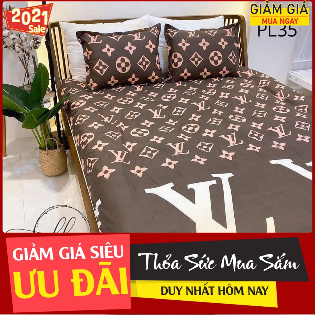 [sale lỗ ga giường]Ga trải giường có bo chun sẵn 1m2,1m4,1m5,1m6,1m8 Mã 997