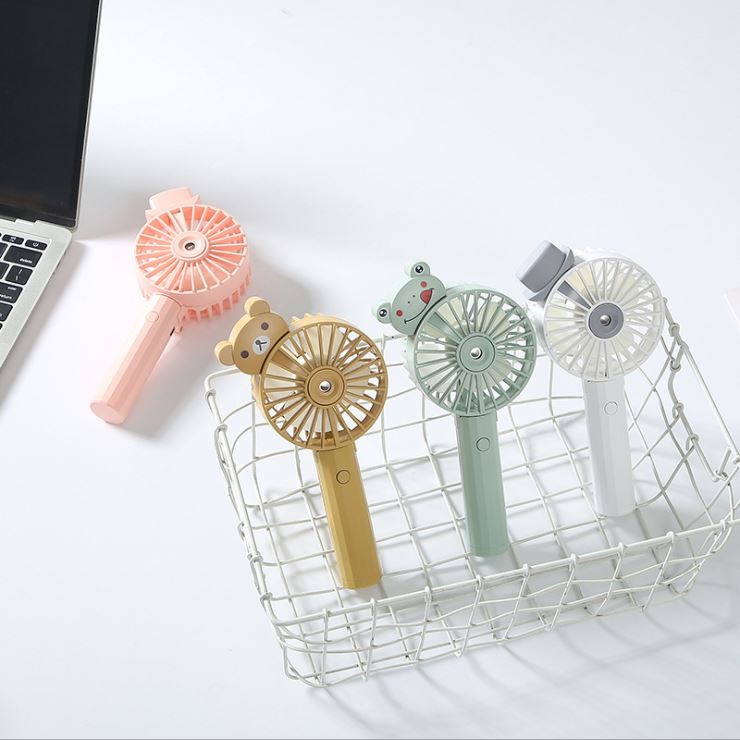 Quạt Mini Cầm Tay Phun Sương W15 Có Pin Tích Điện 3 Cấp Độ Gió | BigBuy360 - bigbuy360.vn