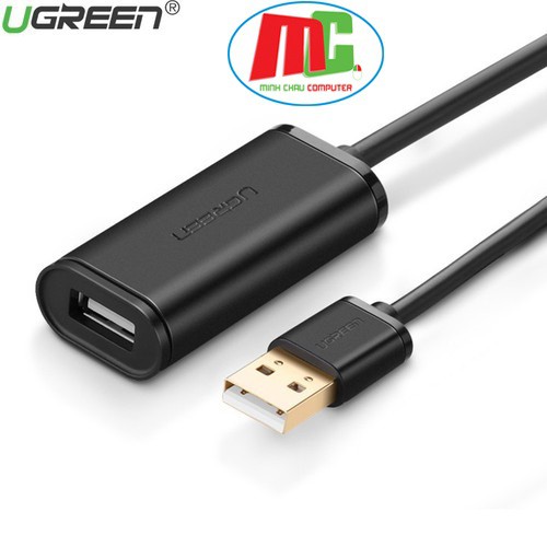 Bảng giá Dây Nối Dài USB 2.0 10m Có Chíp Khuếch Đại Ugreen 10321 - Hàng Phong Vũ