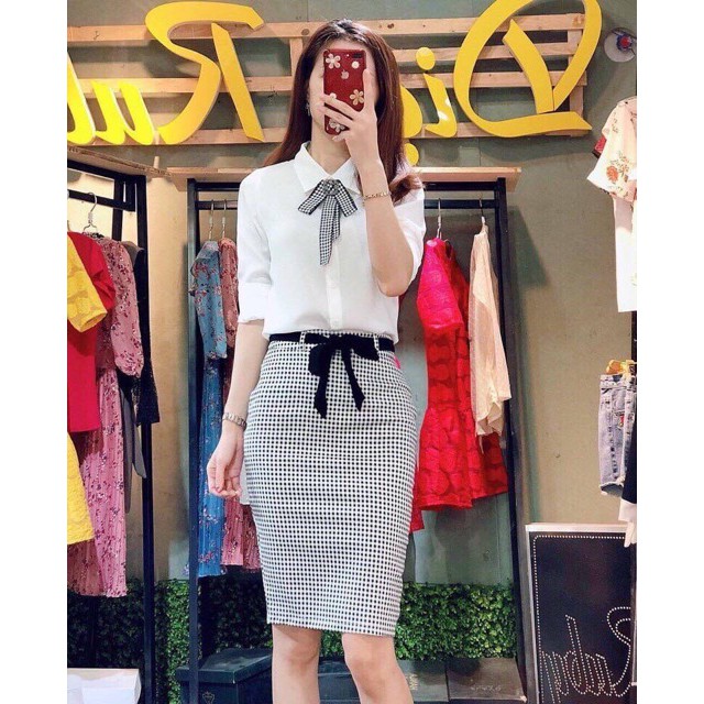 [HÀNG LOẠI 1] Chân váy bút chì kẻ caro co giãn nhẹ hàng VNXK (ảnh thật) (Cam kết hàng y hình) VP3MB135KC | BigBuy360 - bigbuy360.vn