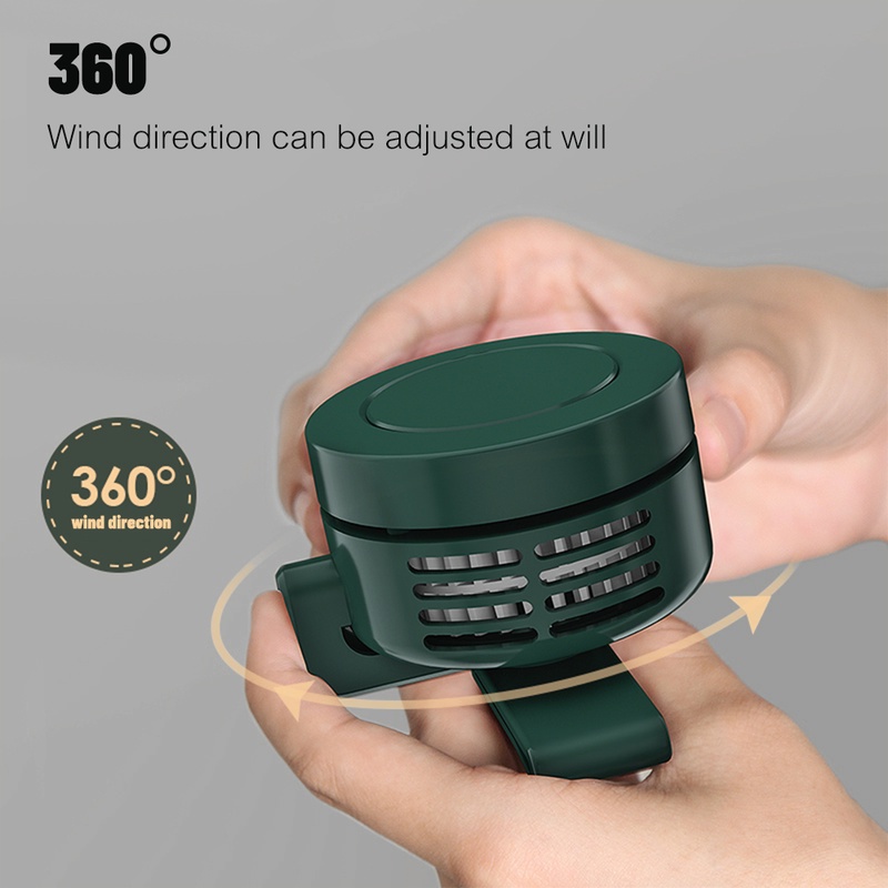 Quạt Mini Cầm Tay 3 Tốc Độ Tùy Chỉnh Kèm Sạc USB Tiện Dụng Cho Mùa Hè