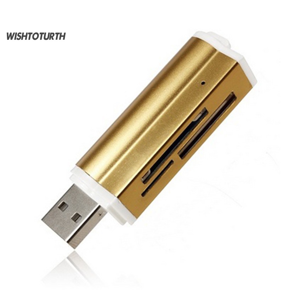 ☼Đầu Đọc Thẻ Nhớ Tốc Độ Cao USB 2.0 Micro SD TF MMC SDHC MS