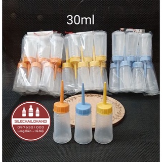 Chai nhựa vịt tra dầu, bình tra dầu máy 30ml