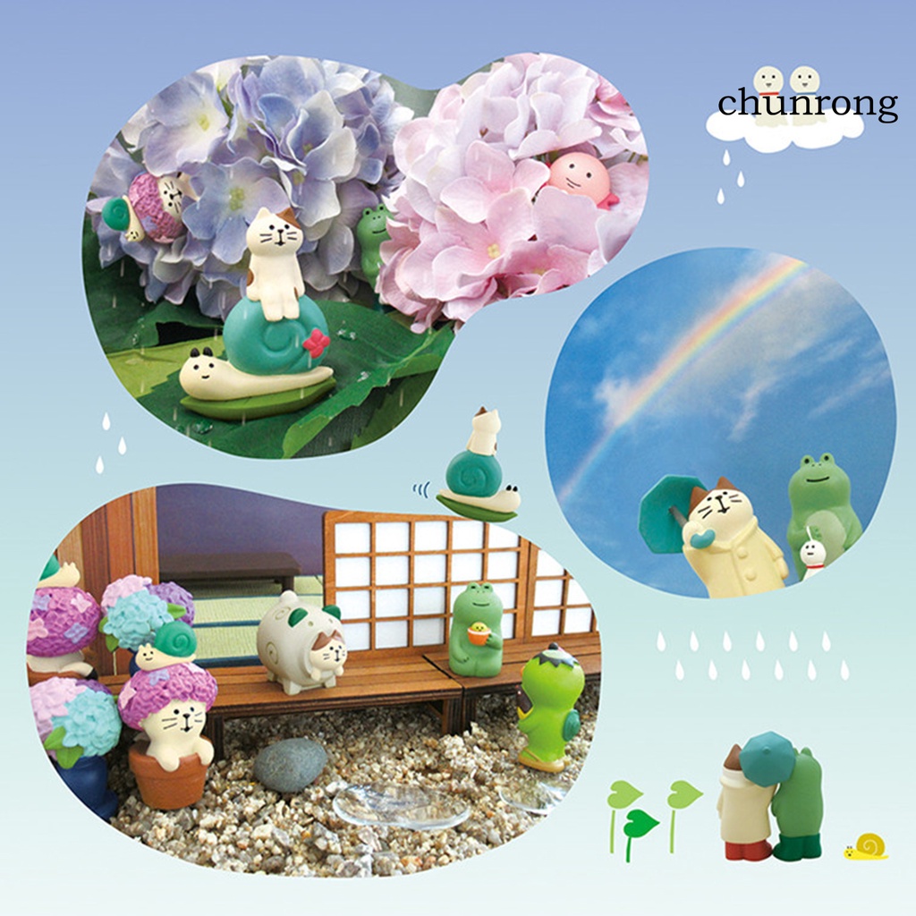 Cr Mô Hình Động Vật Mini Bằng Nhựa Resin Chống Phai Màu Trang Trí Nhà Cửa