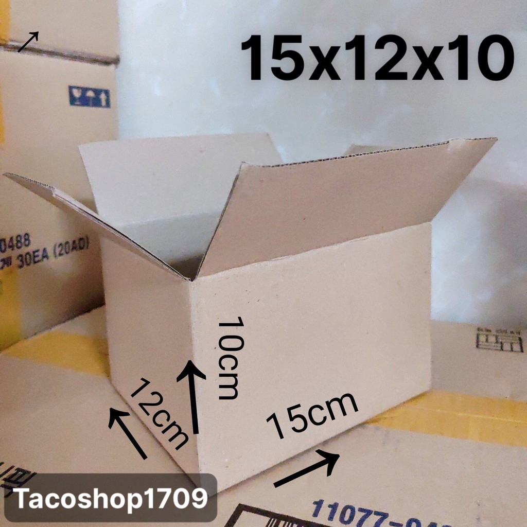 15x12x10 Hộp carton đóng hàng 20 cái