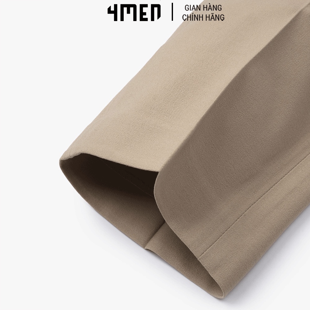 Quần Tây Nam Slimfit Túi Mini Kiểu 4MEN QT039 trẻ trung, thanh lịch, form dáng đứng đẹp, vải polytester mềm, co giãn tốt