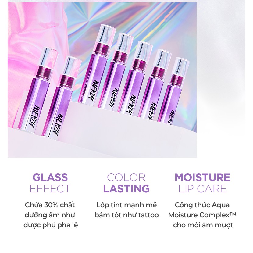 Son Tint Bóng Siêu Lì, Cho Môi Căng Mọng Hàn Quốc Merzy Aurora Dewy Tint 5.5g (DT4, DT5, DT11)