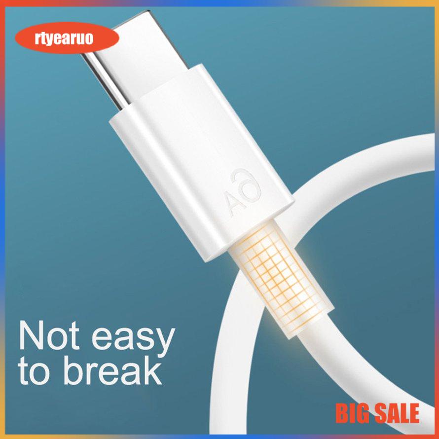 Dây cáp sạc nhanh truyền dữ liệu USB Type C tốc độ cao 6A 1m