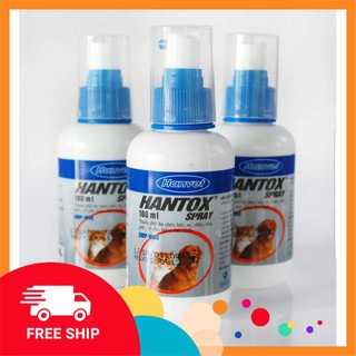 thuốc xịt ve rận chó mèo hantox spray 100ml