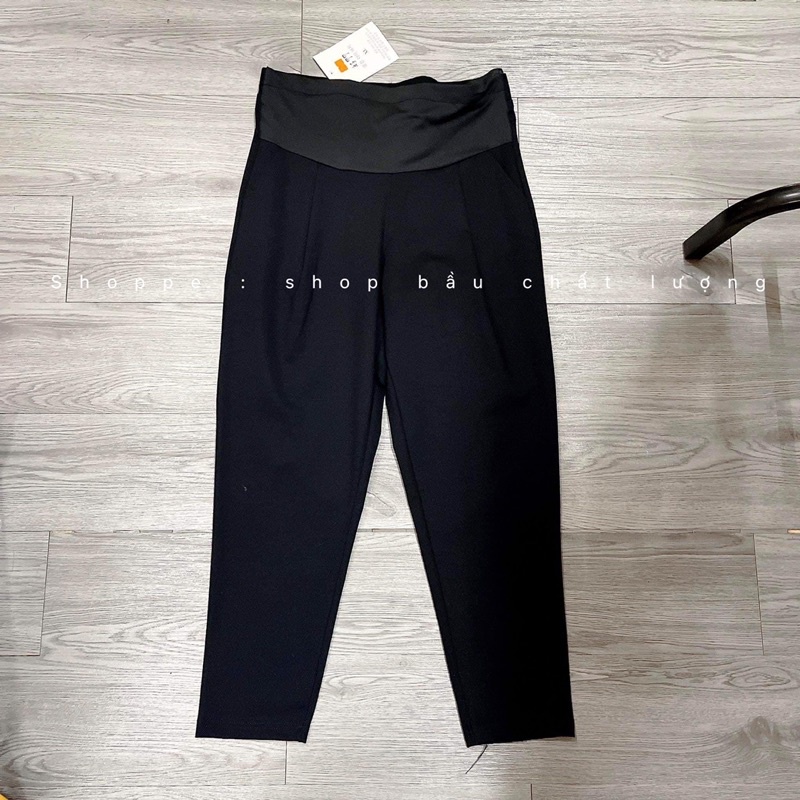 Quần baggy bầu dài umi co giãn from đẹp