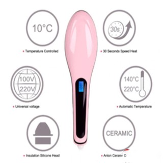 Lược Điện Chải Tóc Siêu Thẳng Simply Straight