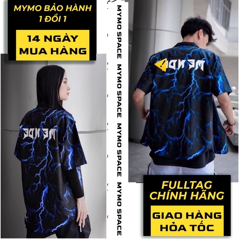 [FULLTAG CHÍNH HÃNG] Áo Sơmi MENDE SẤM THUNDER PHẢN QUANG FULLTAG Sơ Mi Lụa Mềm CNK 100% CHUẨN CAO CẤP 1:1 LOCAL BRAND