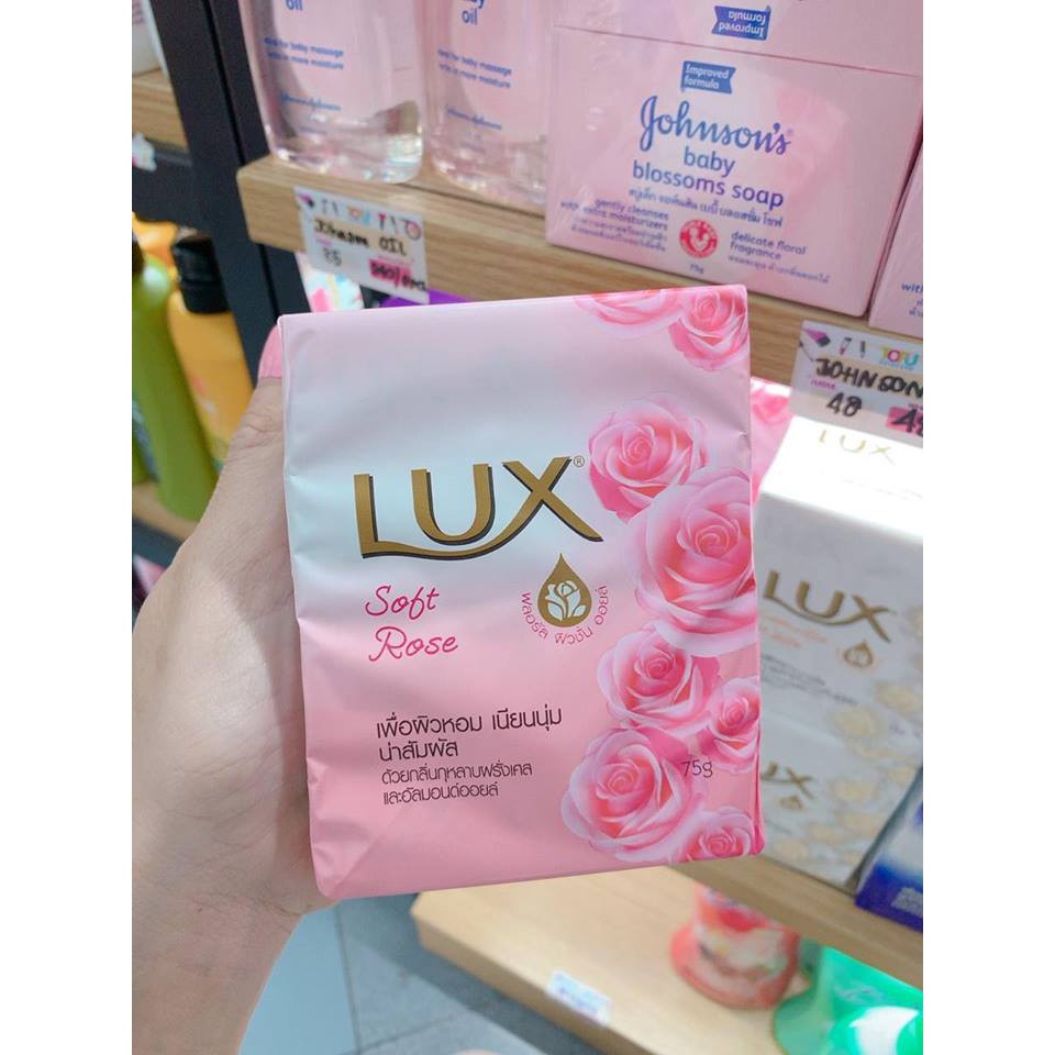 (COMBO 4 SOAP) Xà Phòng Tắm Lux Dưỡng Trắng Mịn Da Thái Lan 75g, 110g | BigBuy360 - bigbuy360.vn