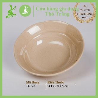 Tô TOV6 Màu Nâu Nhựa Melamine Cao Cấp Fataco Việt Nam