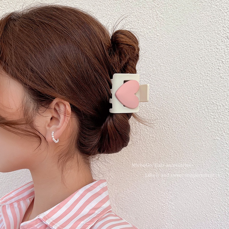 Kẹp Tóc Hình Cá Mập Màu Hồng Dễ Thương Phong Cách Hàn Quốc
