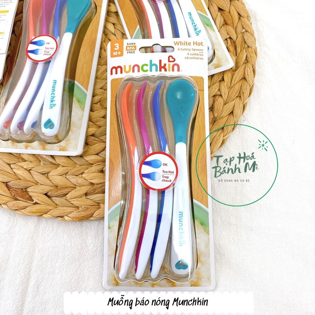 Thìa / Muỗng mềm báo nóng Munchkin
