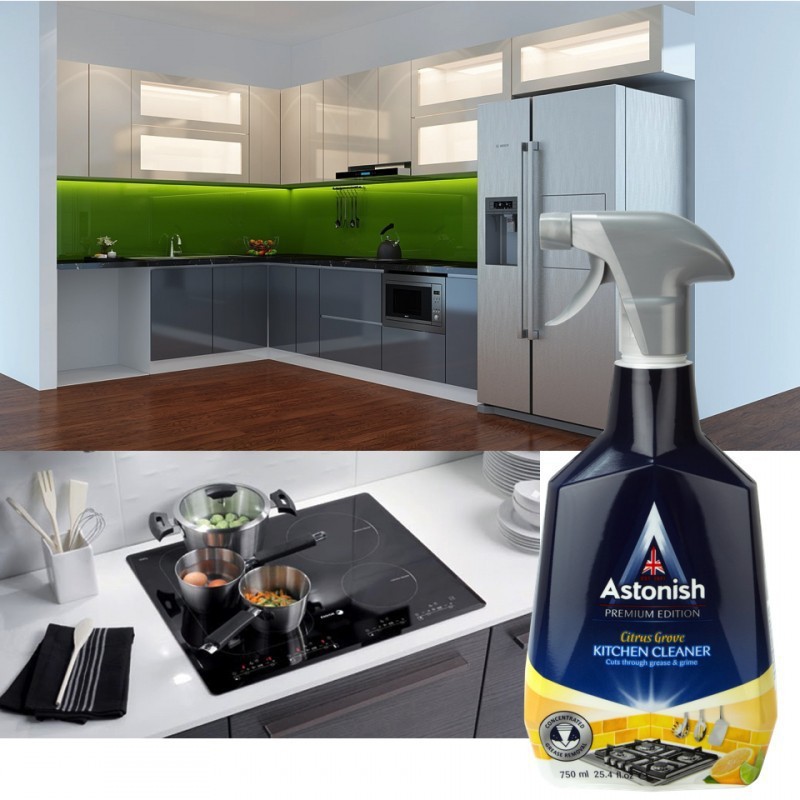 Nước Lau Bếp 🎁FREESHIP🎁 Astonish C6760, 750ml, Vệ Sinh Bếp Từ, Vệ Sinh Bếp Ga, Vệ Sinh Bếp Điện