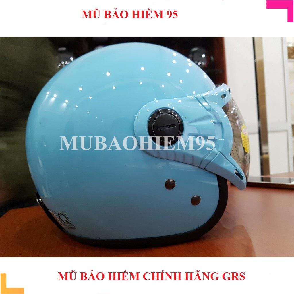 ♥️ Shop Uy Tín ♥️Mũ bảo hiểm 3/4 có kính GRS A368k, Hàng chính hãng, Nhiều màu Chọn màu