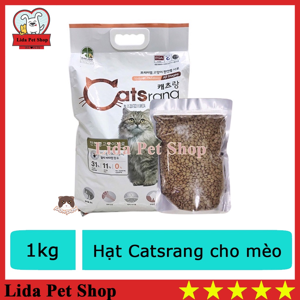 Thức ăn mèo Catsrang 1kg - Lida Pet Shop