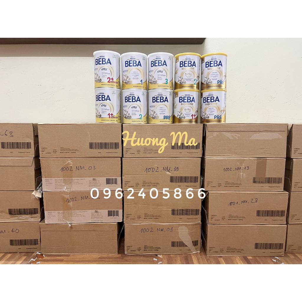 Sữa Beba Nội địa Đức 800g đủ số 1 2 3 1+ 2+
