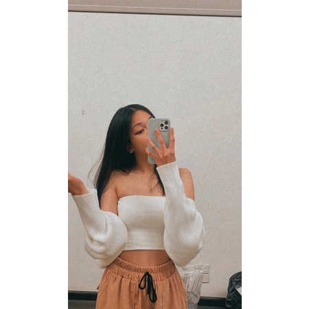 Áo Quây Tube Forever 21 Trắng size S âu