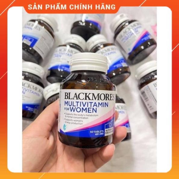 Vitamin tổng hợp nữ multivitamin Blackmores for women 50 viên Úc mẫu mới 2021