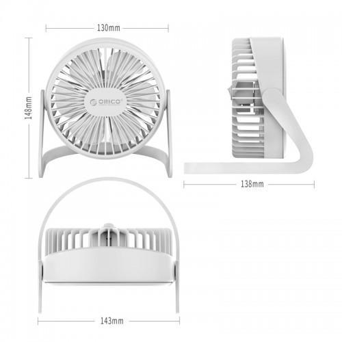 Quạt Usb Mini Thương Hiệu Orico Cao Cấp FT1-2 -dc3011