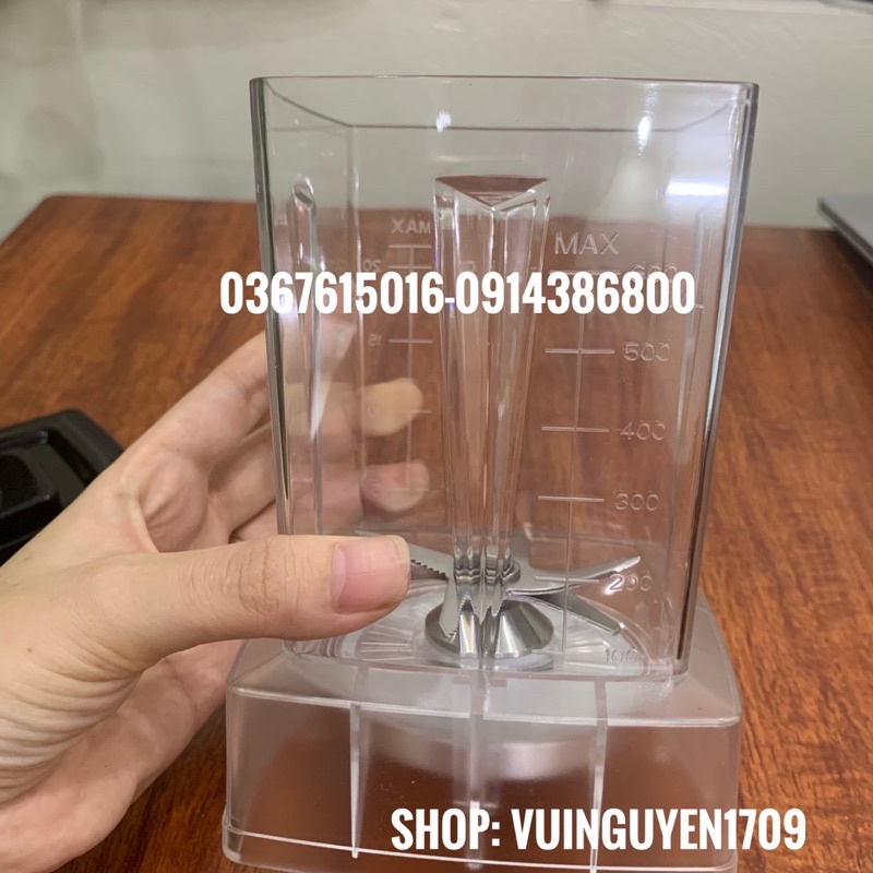 Bộ cối xay công nghiệp cỡ nhỏ 0,6 lit