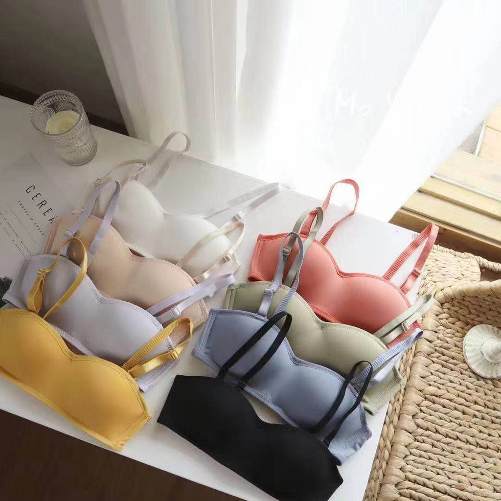 Áo Lót Su Đúc Nâng Ngực Thông Hơi Không Gọng Chống Chảy Xệ AL05