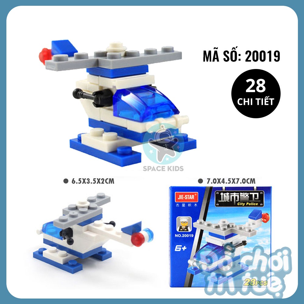 Đồ chơi Lego giá rẻ xếp hình, lắp ghép máy bay, phi thuyền từ 18 đến 28 chi tiết cho trẻ em