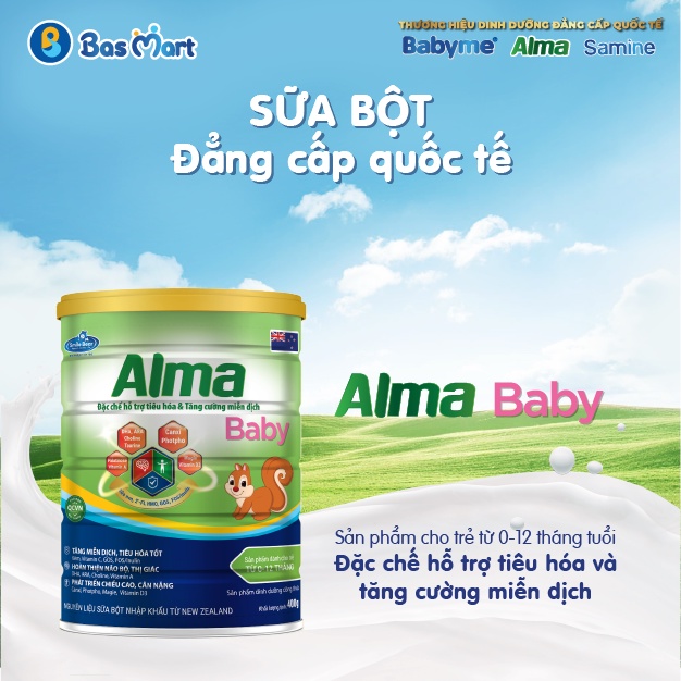Sữa bột Alma Baby hộp 400g900g Shopee Việt Nam
