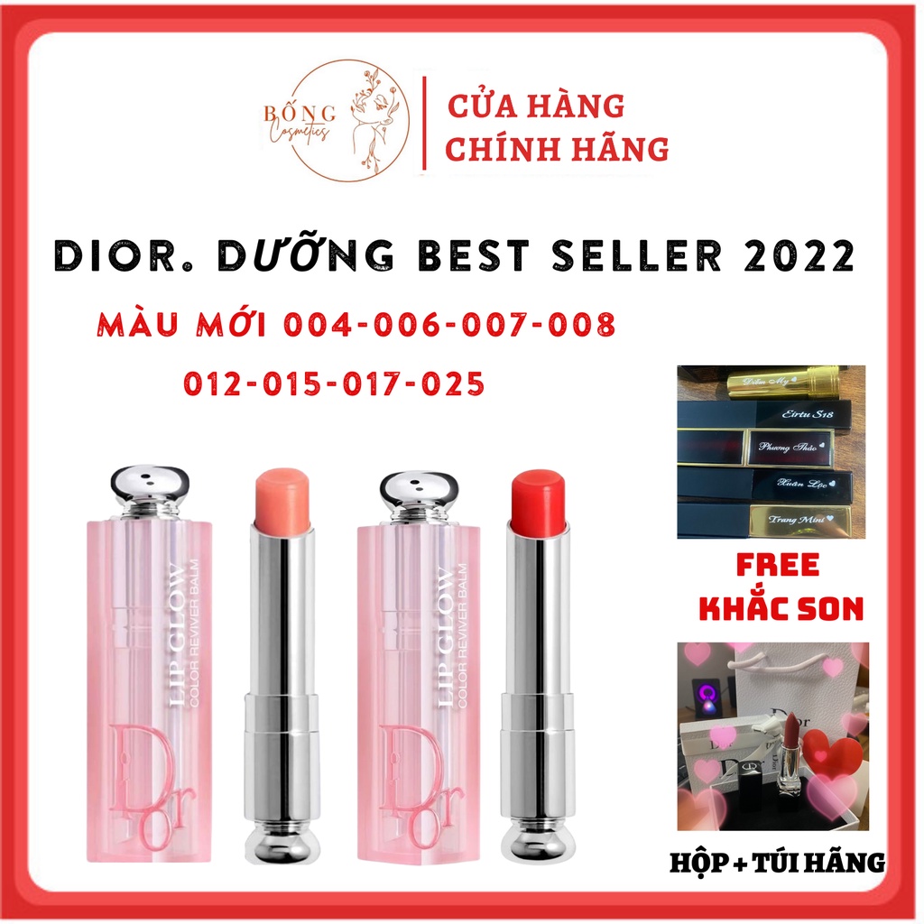(mẫu mới 2022)Son Dưỡng Dior Addict Lip Glow chính hãng