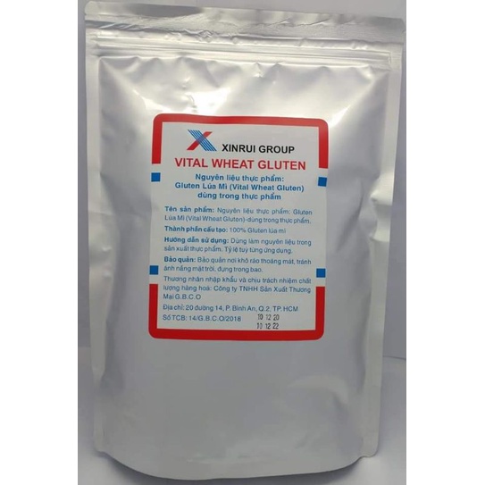 GLUTEN LÚA MÌ LÀM BÁNH MỲ NỞ TO XỐP, GIÒN DAI CHO GIÒ CHẢ XÚC XÍCH