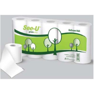 10 cuộn Giấy vệ sinh See-U, 2 Lớp, 215 Tờ/cuộn