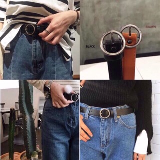Thắt lưng ulzzang mặt tròn