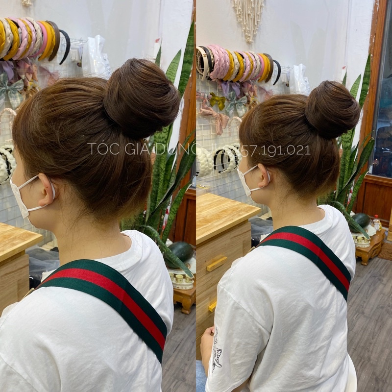 Búi tóc giả cao cấp