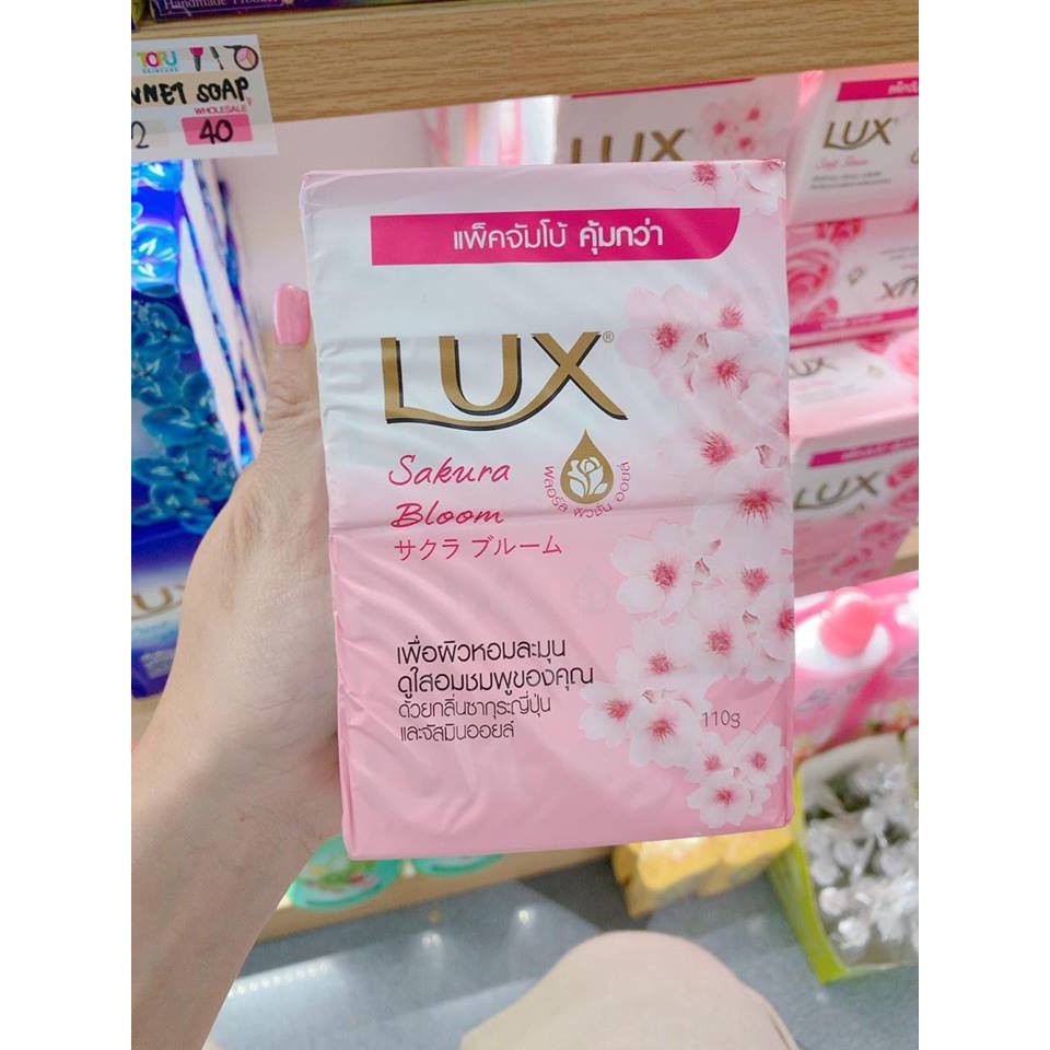 (COMBO 4 SOAP) Xà Phòng Tắm Lux Dưỡng Trắng Mịn Da Thái Lan 75g, 110g | BigBuy360 - bigbuy360.vn