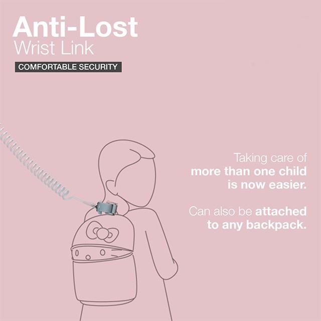 Dây Đeo Cổ Tay Chống Thất Lạc 2M An Toàn Dành Cho Bé