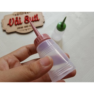 Sale off Chai nhựa (rỗng) đựng dầu máy may