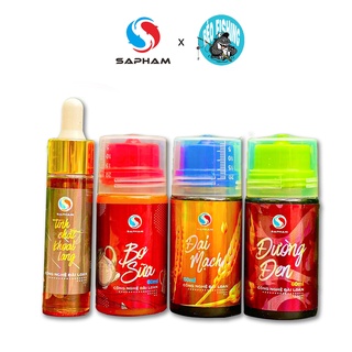 Combo Tinh mùi câu chép 1 Sa Phạm : Đường đen, Đại mạch, Bơ Sữa, Tinh chất khoai lang