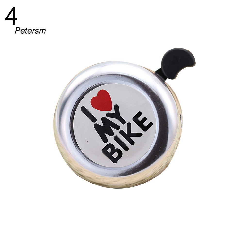 Chuông Xe Đạp In Chữ I Love My Bike Dễ Thương