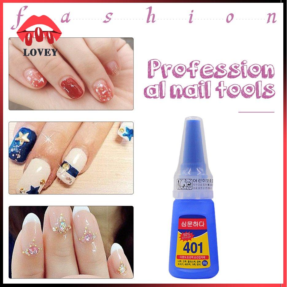 lovey★Multifunctional 401 Instant Adhesive 20g Super Strong Transparent Liquid Glue
