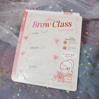 Khung kẻ chân mày bộ 3 mini Brow class drawing guide